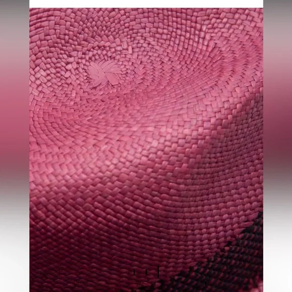 Brand new Rag & Bone FRAYED EDGE PANAMA HAT. Berry. Size: M/L - Picture 3 of 10